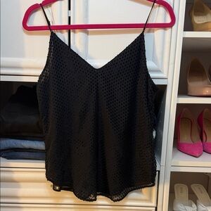 Express Black Textured Camisole